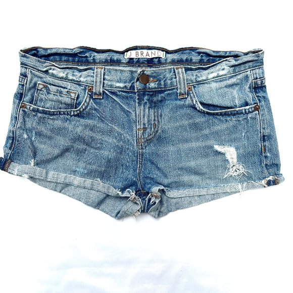 J brand cuffed distressed shorts 10430266 nimes - Picture 6 of 7